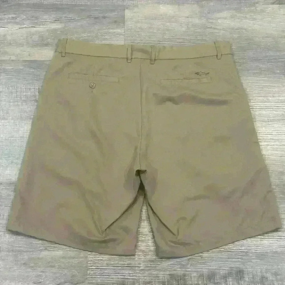 GREG NORMAN Golf Performance Shorts Mens Sz 38 Khaki Casual Dad Blokecore READ - Picture 7 of 14